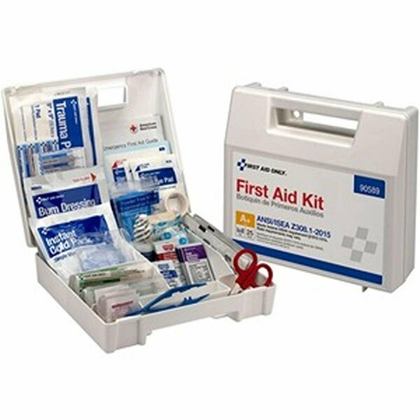 Qualitycare 25-Person Bulk Plastic First Aid Kit - 141 Piece QU3748683